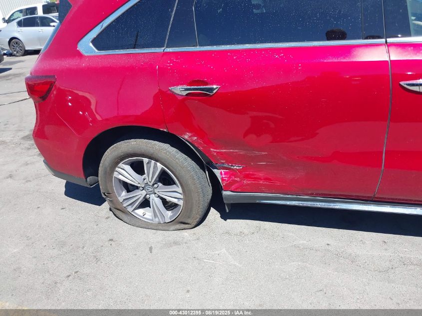 2020 Acura Mdx Standard VIN: 5J8YD4H3XLL023447 Lot: 43012395