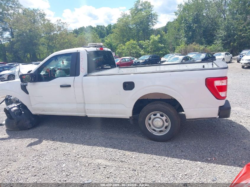 2022 Ford F-150 Xl VIN: 1FTMF1CB2NKD90372 Lot: 43012408