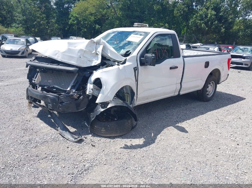 2022 Ford F-150 Xl VIN: 1FTMF1CB2NKD90372 Lot: 43012408