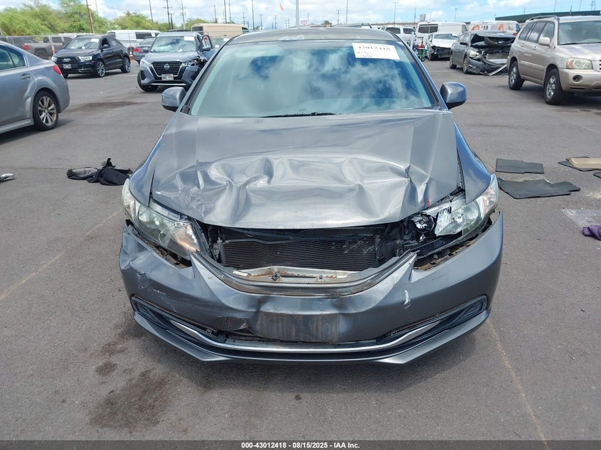 2013 Honda Civic Lx VIN: 2HGFB2F53DH586540 Lot: 43012418