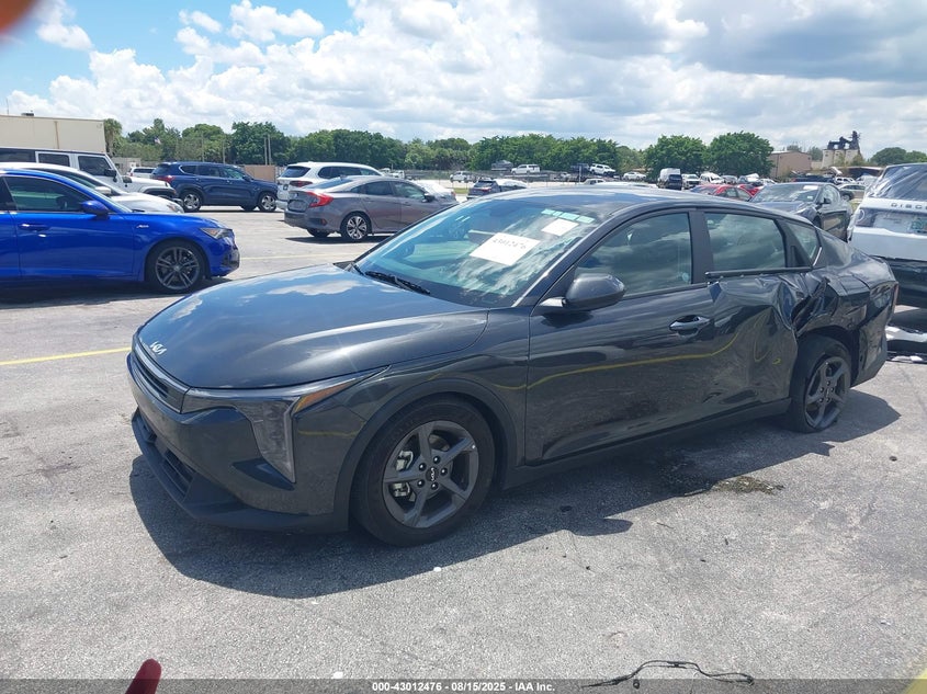 2025 Kia K4 2.0 Lxs Grey Lot 111043012476 Vin 3KPFT4DE1SE021125