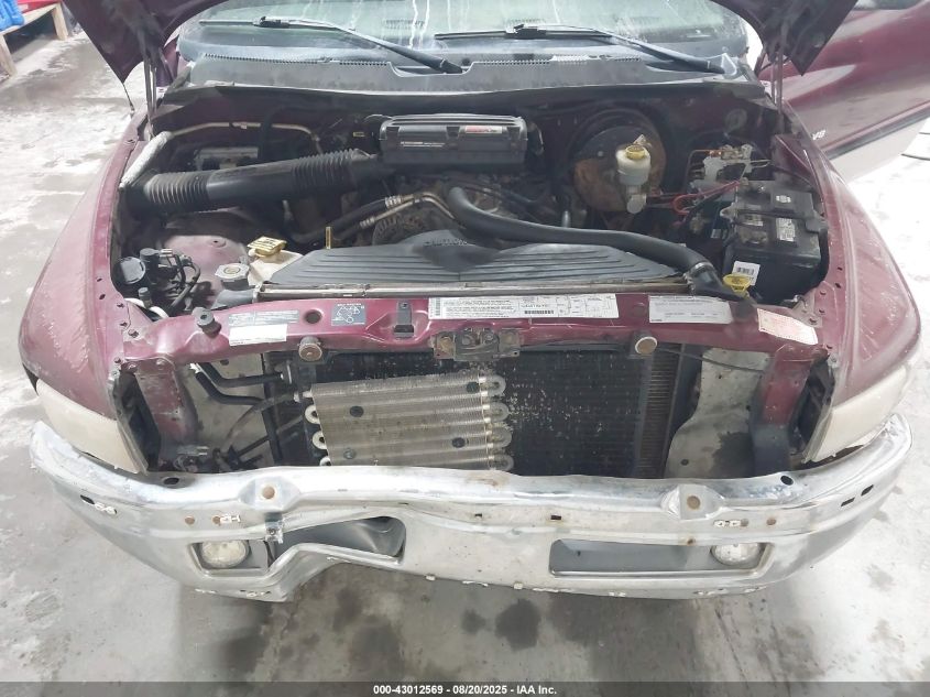 2001 Dodge Ram 2500 St VIN: 3B7KF23ZX1G159599 Lot: 43012569