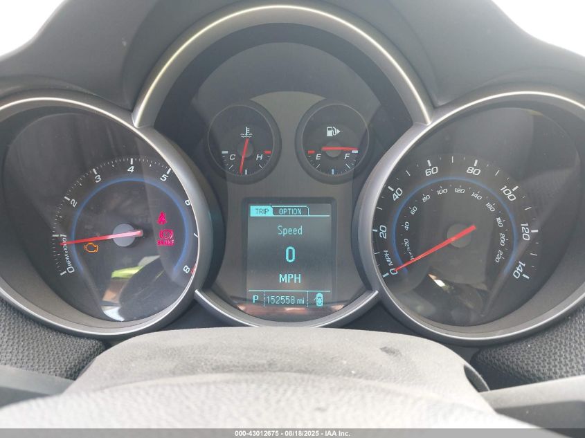 2014 Chevrolet Cruze 2Lt Auto VIN: 1G1PE5SBXE7380077 Lot: 43012675