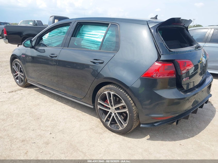 2017 VOLKSWAGEN GOLF GTI AUTOBAHN 4-DOOR/S 4-DOOR/SE 4-DOOR/SPORT 4-DOOR - 3VW447AU7HM052134