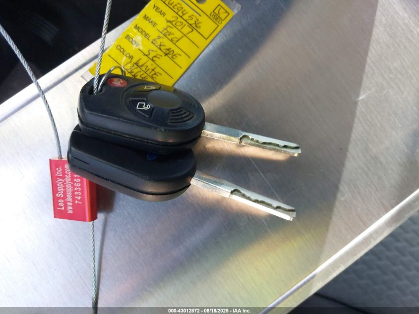 2017 Ford Escape Se VIN: 1FMCU0GD6HUE94536 Lot: 43012872