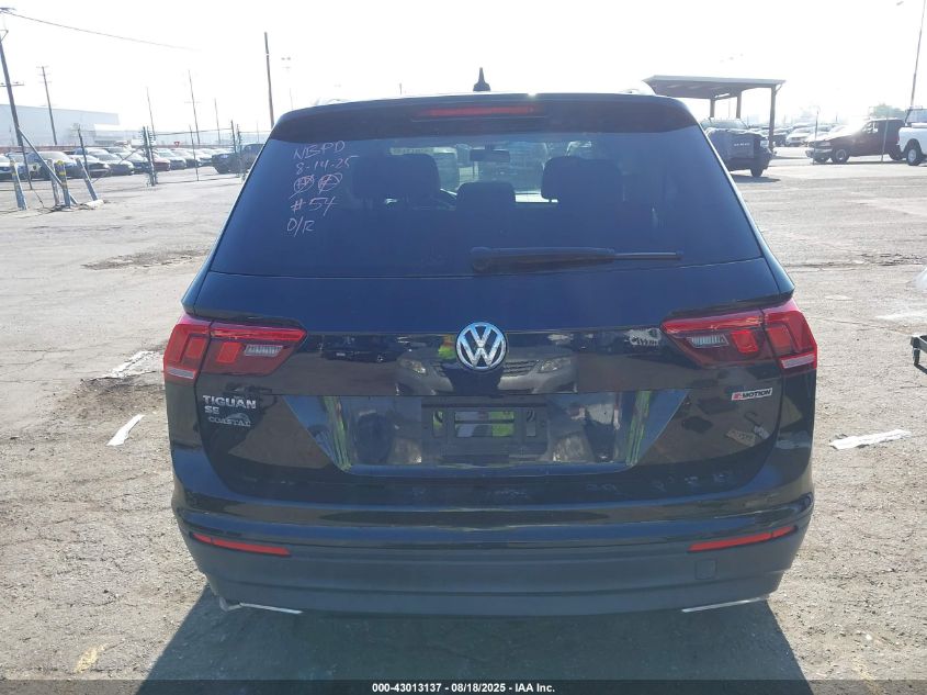 2019 Volkswagen Tiguan VIN: 3VV2B7AX1KM090123 Lot: 43013137