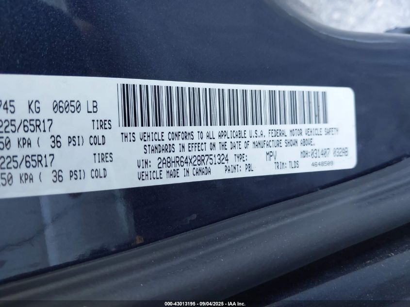 2012 Chrysler Town & Country Touring VIN: 2C4RC1BG7CR382066 Lot: 43013195