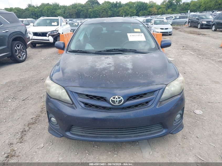 2011 Toyota Corolla S VIN: 2T1BU4EE1BC557582 Lot: 43013451