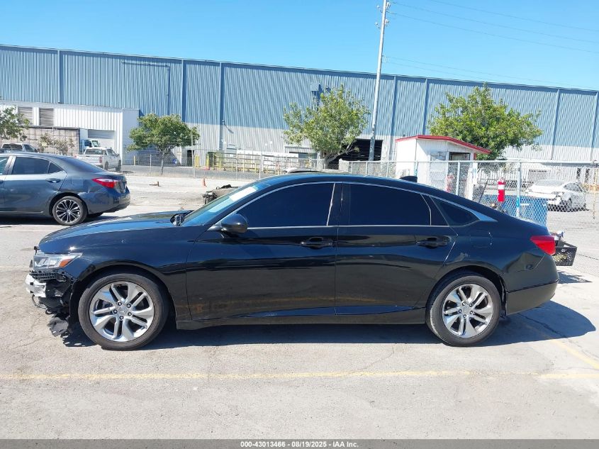 2018 Honda Accord Lx VIN: 1HGCV1F11JA161037 Lot: 43013466