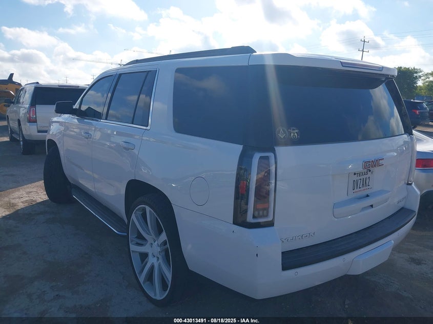Vin: 1gks1bkcxgr373825, lot: 43507605, gmc yukon slt 20163