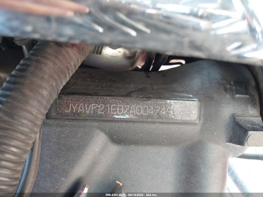 2007 Yamaha Xv1900 A VIN: JYAVP21E07A004749 Lot: 43013831