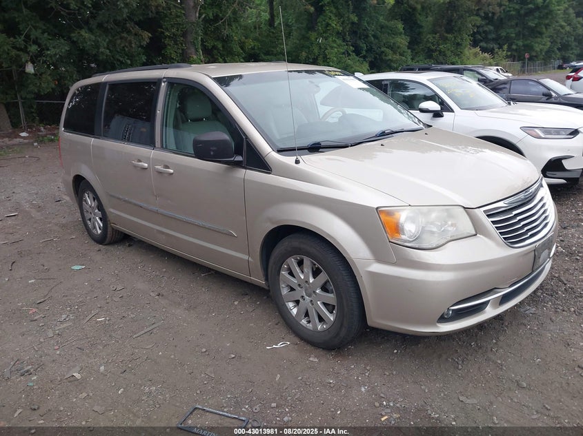 2012 Chrysler Town & Country Touring gold van flexible 2C4RC1BG4CR278540 photo #1