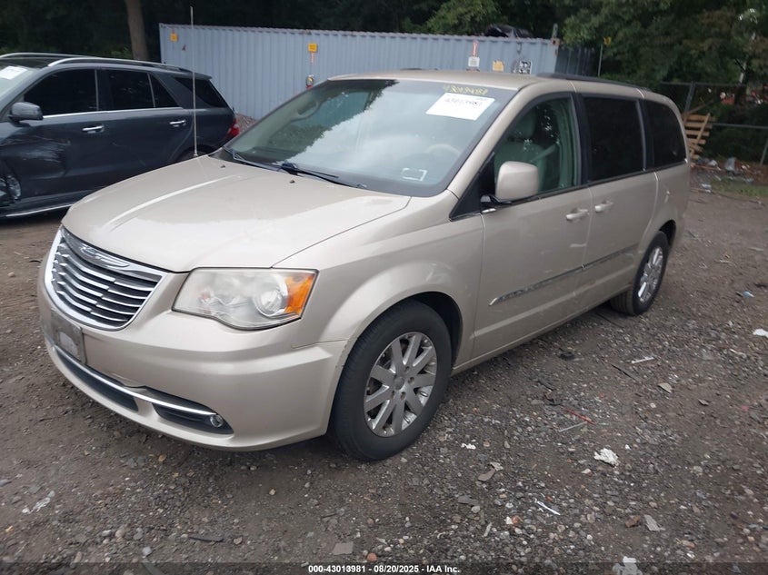 2012 Chrysler Town & Country Touring gold van flexible 2C4RC1BG4CR278540 photo #3