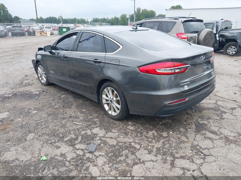 2019 FORD FUSION HYBRID SEL 3FA6P0MU0KR189552