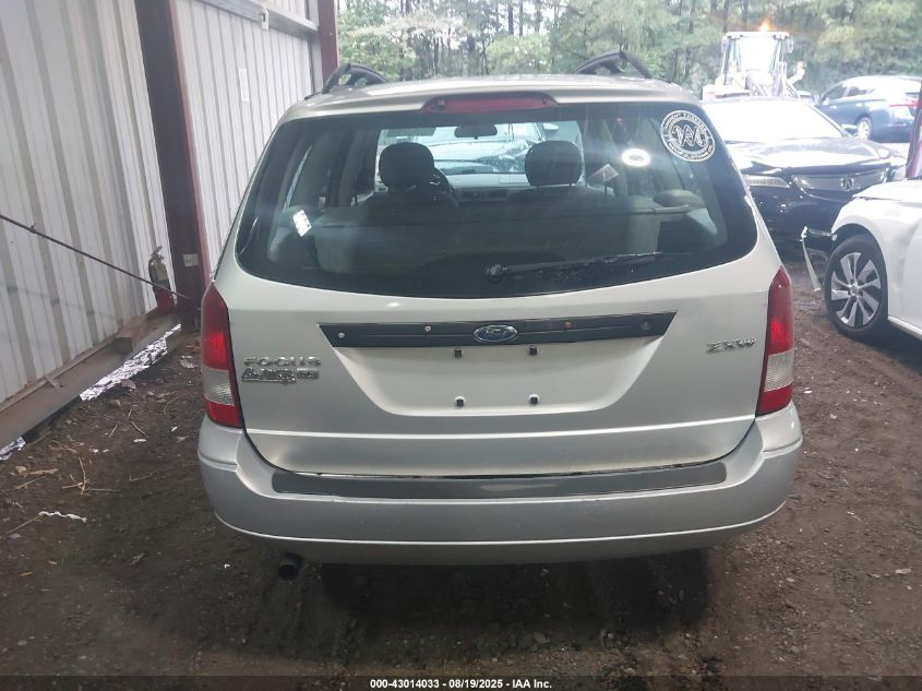 2005 Ford Focus Zxw VIN: 1FAFP36N55W309886 Lot: 43014033