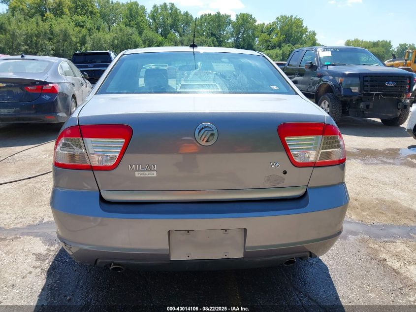 2007 Mercury Milan V6 Premier VIN: 3MEHM08177R652630 Lot: 43014106