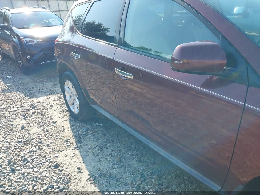 2007 Nissan Murano S VIN: JN8AZ08T47W502983 Lot: 43014249