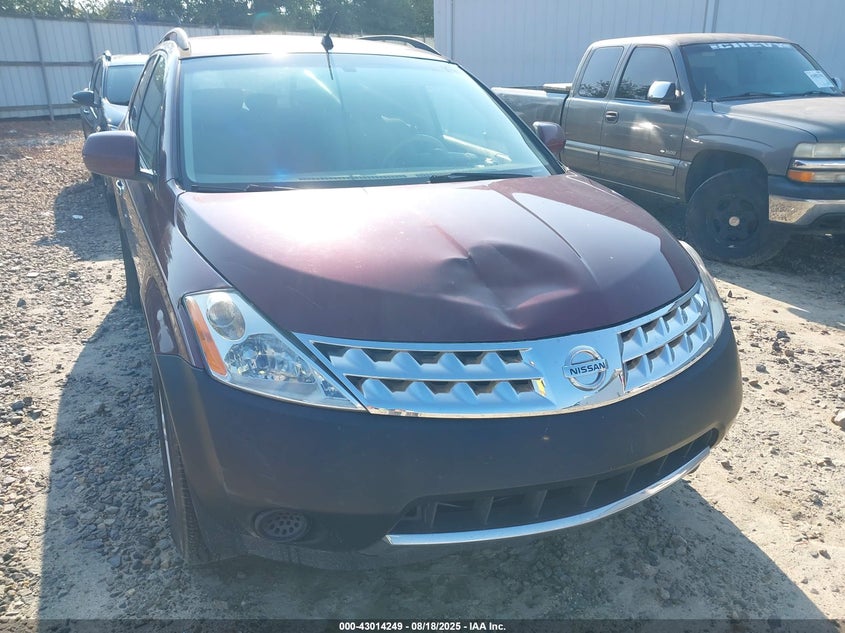2007 Nissan Murano S VIN: JN8AZ08T47W502983 Lot: 43014249