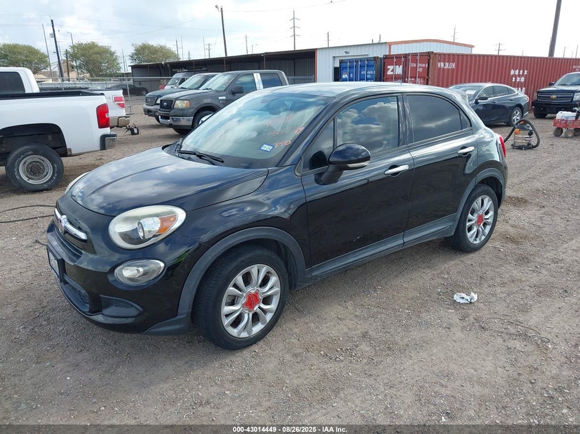 Vin: zfbcfxbt1gp353606, lot: 43508578, fiat 500x easy 20162
