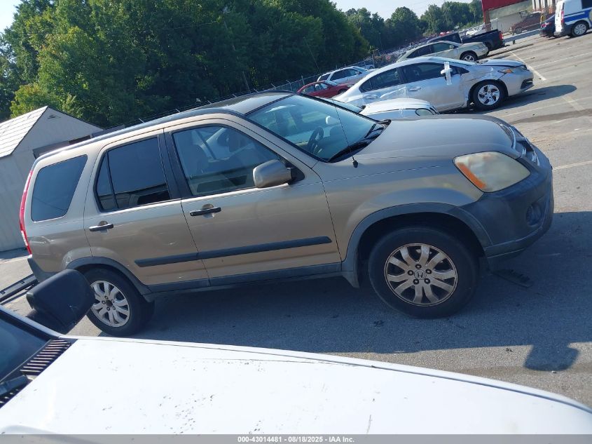 2006 Honda Cr-V Ex VIN: JHLRD68866C017839 Lot: 43014481