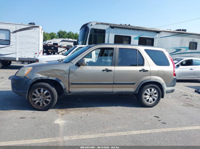 2006 Honda Cr-V Ex VIN: JHLRD68866C017839 Lot: 43014481