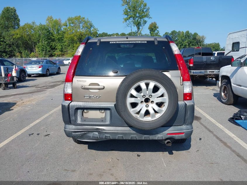 2006 Honda Cr-V Ex VIN: JHLRD68866C017839 Lot: 43014481