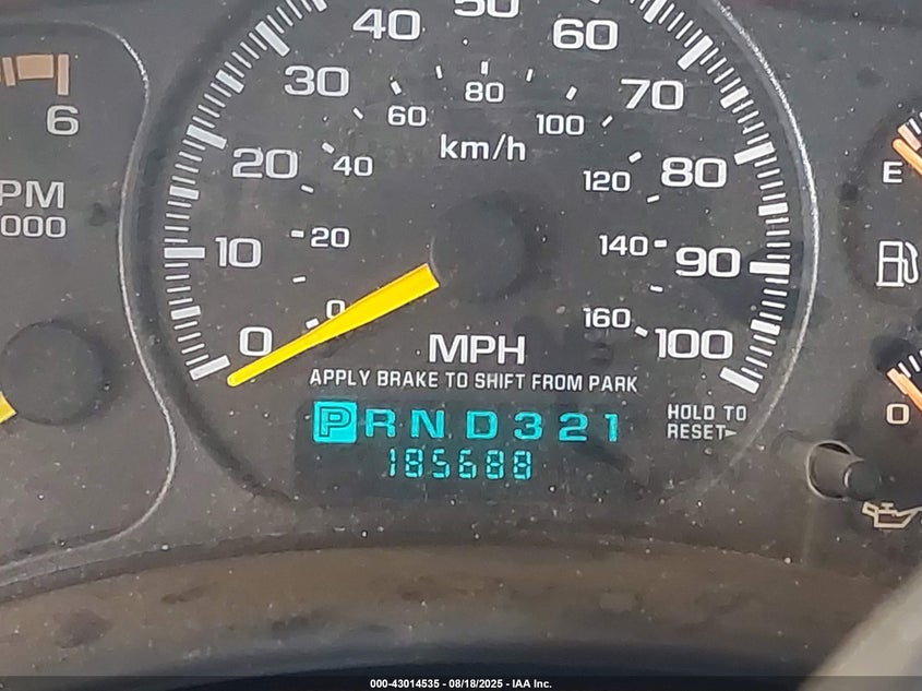 2001 Chevrolet Silverado 2500Hd Ls VIN: 1GCHC29U31E193163 Lot: 43014535