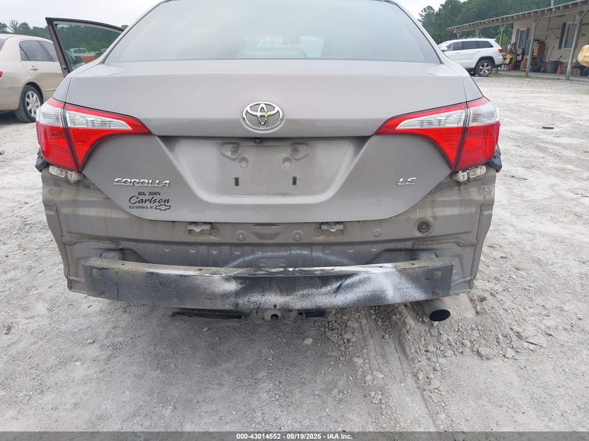 2016 TOYOTA COROLLA LE - 2T1BURHE5GC660875