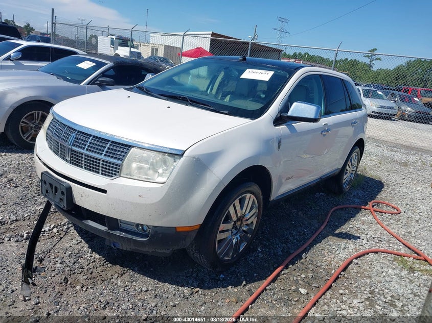 Vin: 2lmdj6jc5abj30818, lot: 43508780, lincoln mkx 20102