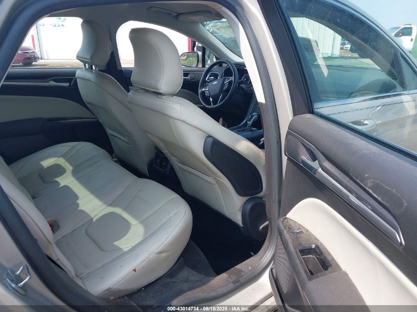 2016 Ford Fusion Titanium VIN: 3FA6P0K92GR193348 Lot: 43014734