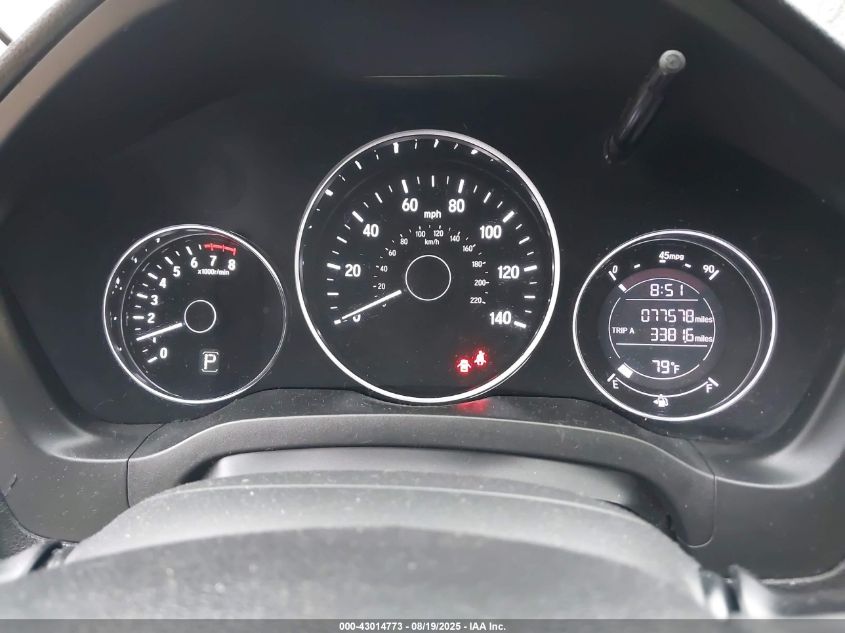 2016 Honda Hr-V Lx VIN: 3CZRU5H36GM718337 Lot: 43014773