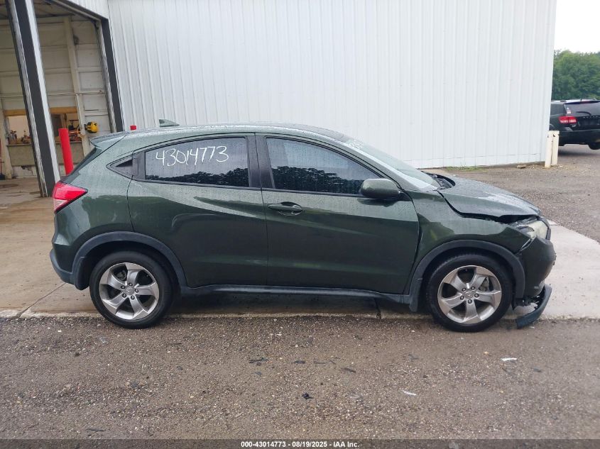 2016 Honda Hr-V Lx VIN: 3CZRU5H36GM718337 Lot: 43014773