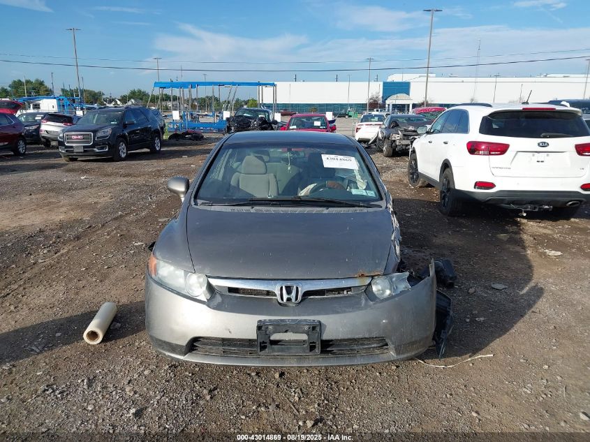 2008 Honda Civic Lx VIN: 2HGFA16588H350467 Lot: 43014869