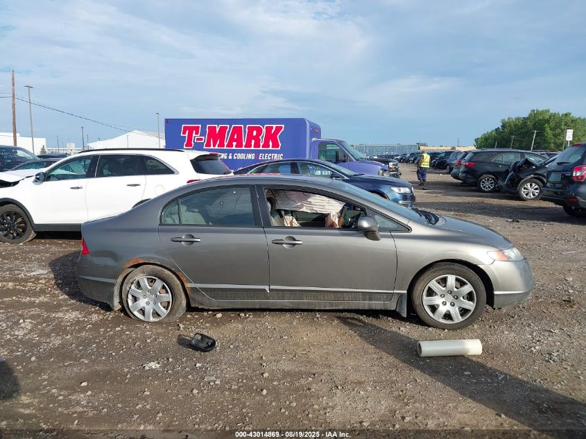 2008 Honda Civic Lx VIN: 2HGFA16588H350467 Lot: 43014869