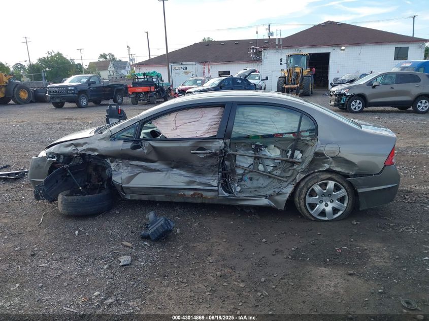 2008 Honda Civic Lx VIN: 2HGFA16588H350467 Lot: 43014869