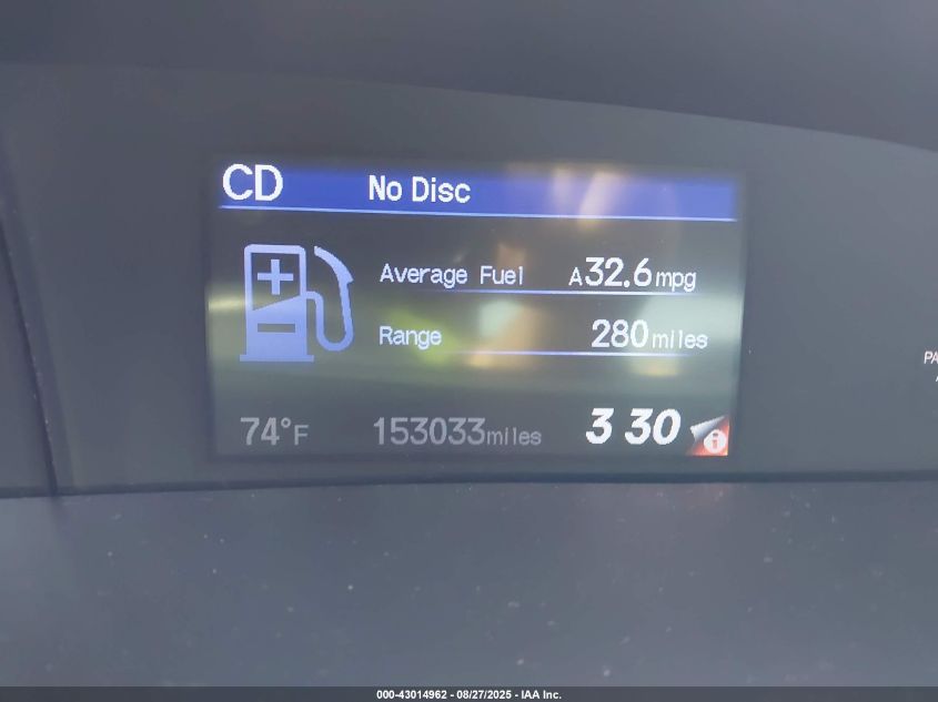 2013 Honda Civic Lx VIN: 19XFB2F5XDE064854 Lot: 43014962