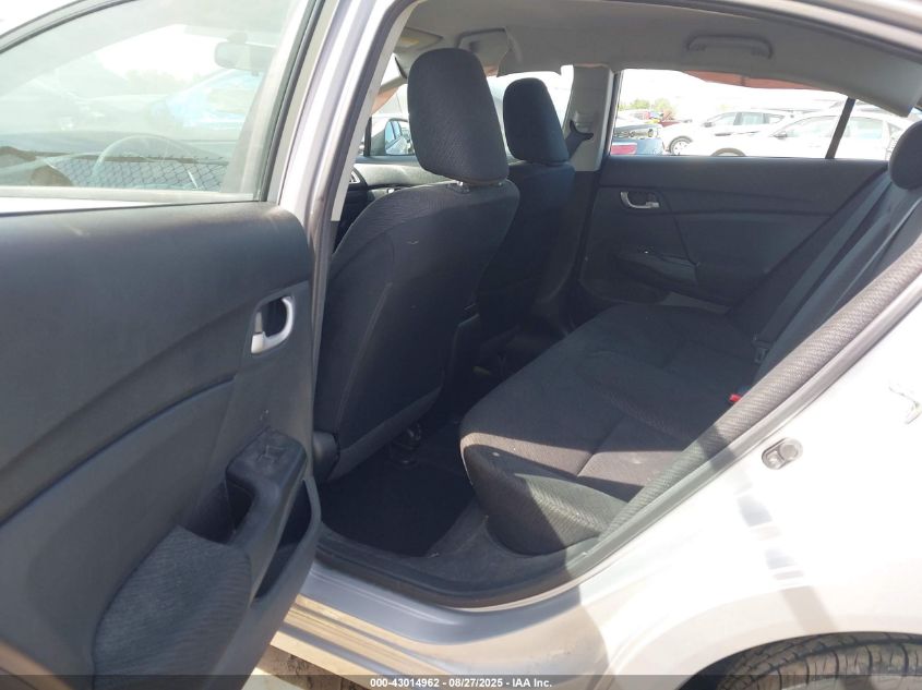 2013 Honda Civic Lx VIN: 19XFB2F5XDE064854 Lot: 43014962