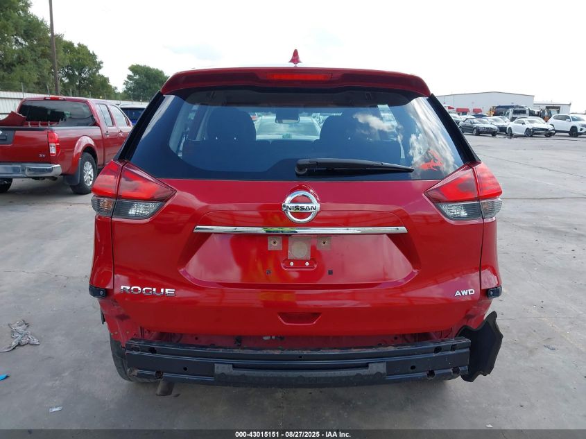 2017 Nissan Rogue S VIN: JN8AT2MV5HW259710 Lot: 43015151