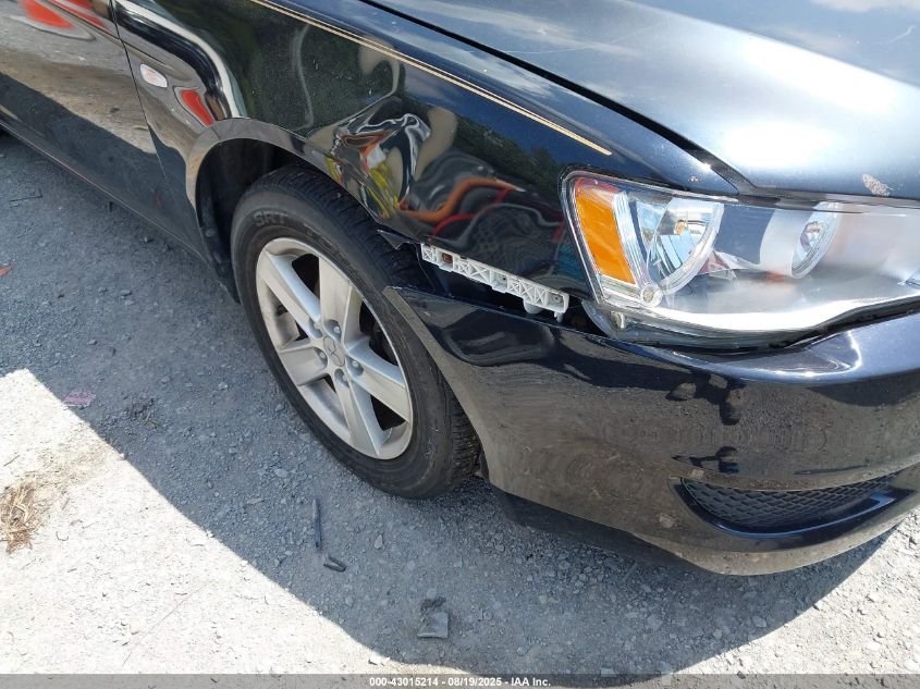 2008 Mitsubishi Lancer De/Es VIN: JA3AU26U78U019355 Lot: 43015214