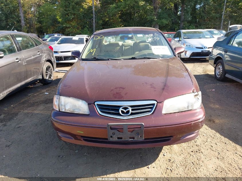 2001 Mazda 626 Es V6/Lx V6 VIN: 1YVGF22D915205775 Lot: 43015403