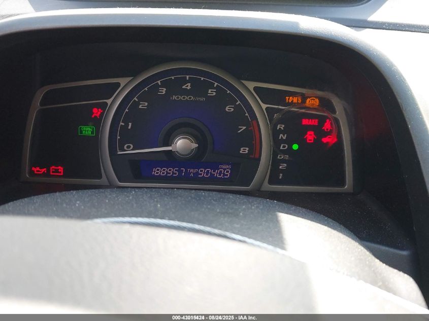 2009 Honda Civic Lx-S VIN: 2HGFA16659H505728 Lot: 43015424