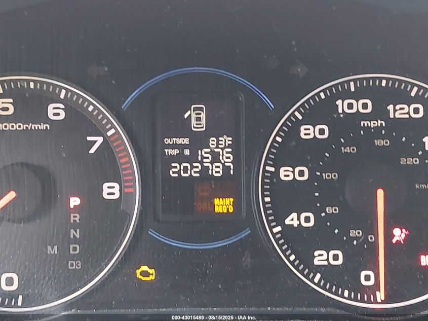 2005 Acura Tsx VIN: JH4CL96805C031369 Lot: 43015489