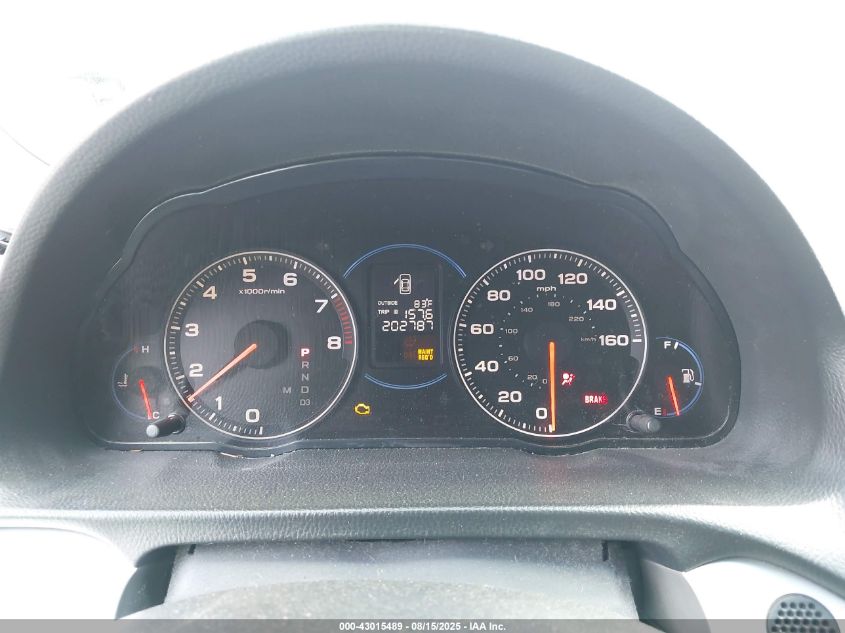 2005 Acura Tsx VIN: JH4CL96805C031369 Lot: 43015489