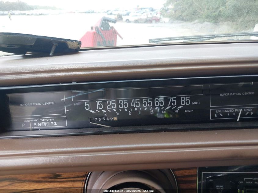 1989 Buick Electra Park Avenue VIN: 1G4CW54C0K1604301 Lot: 43015592