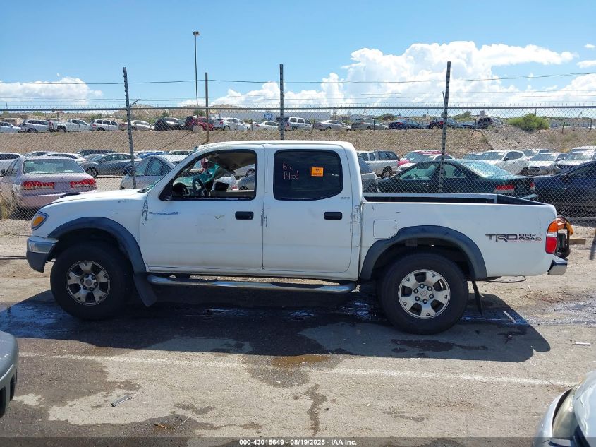 2004 Toyota Tacoma Prerunner V6 VIN: 5TEGN92N74Z344119 Lot: 43015649