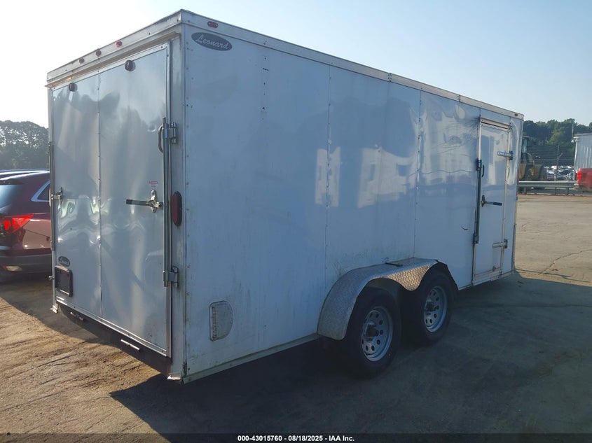 Vin: 7fwbe1626j1004183, lot: 43509889, leonard enclosed trailer 20184