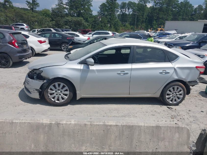 2014 Nissan Sentra Fe+ S VIN: 3N1AB7AP6EY296855 Lot: 43015990