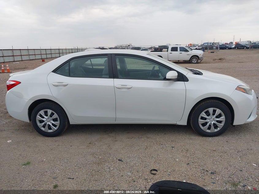 2016 Toyota Corolla Le Eco VIN: 5YFBPRHE8GP472049 Lot: 43016012