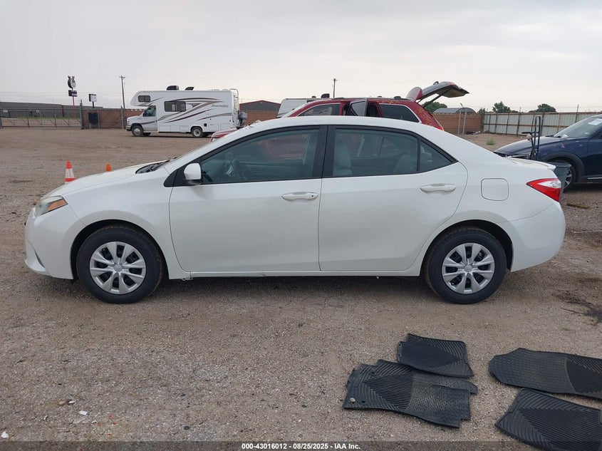 2016 Toyota Corolla Le Eco VIN: 5YFBPRHE8GP472049 Lot: 43016012