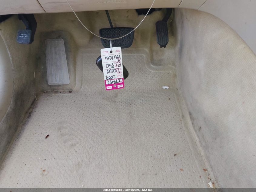 2009 Lexus Es 350 VIN: JTHBJ46G492297548 Lot: 43016018